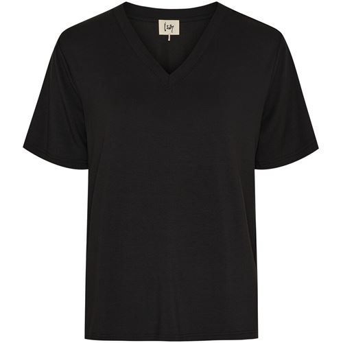 Toppar - Gritt v-neck t-shirt – Black